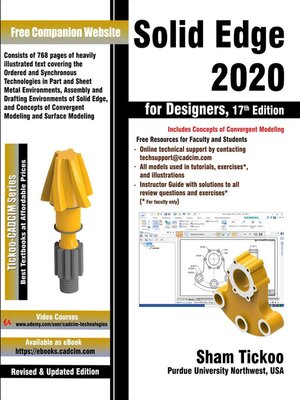 cover image of Solid Edge 2020 for Designers, 1